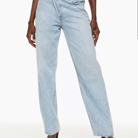NWOT Agolde Criss Cross Upsized Jean in Suburbia - Picture 11 of 13